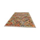 Chobi Kilim szőnyeg 196x302 kézi szövésű gyapjú kelim