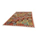 Maimana Kilim szőnyeg 196x297 afgán kézi szövésű Kilim
