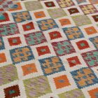Maimana Kilim szőnyeg 202x297 afgán kézi szövésű Kilim
