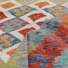 Maimana Kilim szőnyeg 202x297 afgán kézi szövésű Kilim