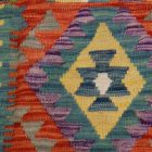 Gyapjú Kilim szőnyeg Chobi 204x294 kézi szövésű afgán Kilim