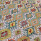 Gyapjú Kilim szőnyeg Chobi 250x296 kézi szövésű afgán Kilim