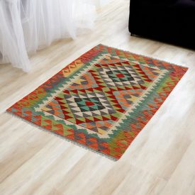 Afgán Kilim Chobi 82x118 kézzel szövött Kilim szőnyeg