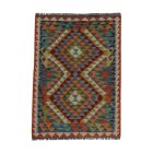 Chobi Kilim szőnyeg 85x119 kézi szövésű gyapjú kelim