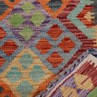 Gyapjú Kilim szőnyeg Chobi 84x118 kézi szövésű afgán Kilim