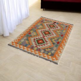 Kézi szövésű Kilim 104x158 Maimana Kilim szőnyeg