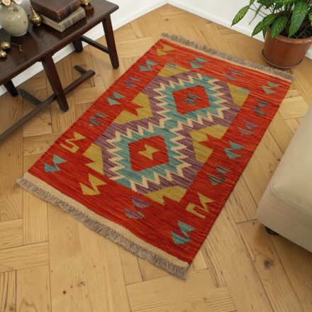 Afgán Kilim szőnyeg Chobi 61x92 afgán kézi szövésű Kilim