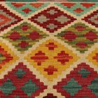 Etnikai Kilim szőnyeg Chobi 62x89 kézi szövésű gyapjú Kilim