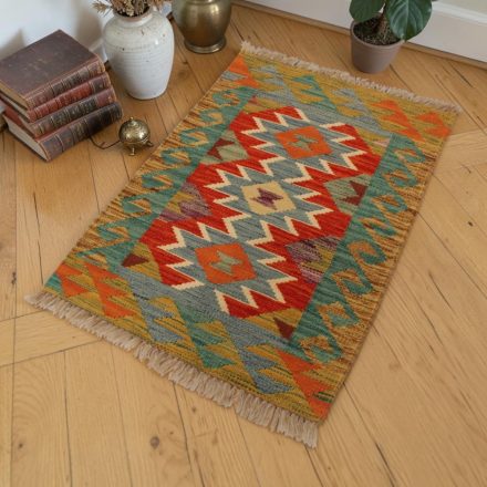 Chobi Kilim szőnyeg 60x94 kézi szövésű afgán Kilim