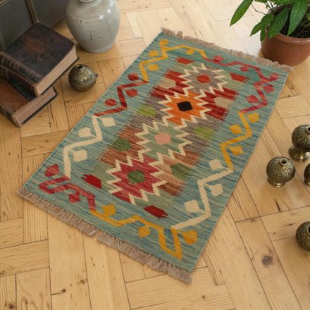 Autentikus Kilim szőnyeg 58x91 kézi szövésű Kilim szőnyeg