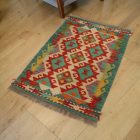 Afgán Kilim szőnyeg Chobi 63x92 kézi szövésű Kilim