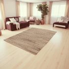 Vastag szőnyeg gyapjúból 199x291 bézs színű gyapjú szőnyeg a nappaliba