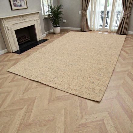 Vastag gyapjú szőnyeg szürke színű 250x350 nagyméretű szőnyeg a nappaliba