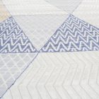 Modern szőnyeg bézs barna kék MELIS 200x300 gépi poliészter szőnyeg
