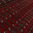 Futószőnyeg bordó Bukhara 80x372 kézi csomózású pakisztáni szőnyeg