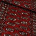 Futószőnyeg bordó Bukhara 80x647 kézi csomózású pakisztáni szőnyeg