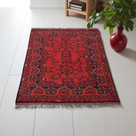 Keleti szőnyeg bordó Khal Mohammadi 96x145 kézi csomózású Afgán szőnyeg