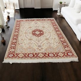 Isfahan szőnyeg 140x228 kézi csomózású perzsa szőnyeg