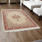 Isfahan szőnyeg 136x214 kézi csomózású perzsa szőnyeg
