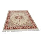 Isfahan szőnyeg 136x214 kézi csomózású perzsa szőnyeg
