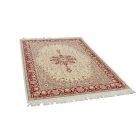 Isfahan szőnyeg 136x214 kézi csomózású perzsa szőnyeg