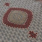 Luxus szőnyeg bézs 200x300 luxus nappali szőnyeg akrilból  -87034C200300