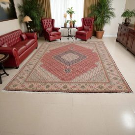   Nagyméretű szőnyeg Tabriz 245x355 eredeti perzsa szőnyeg a nappaliba