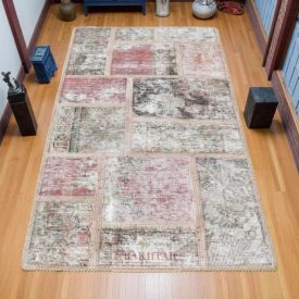 Design szőnyeg színes Patchwork 70x140 nappali szőnyeg