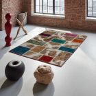 Design szőnyeg színes Patchwork 100x145 nappali szőnyeg