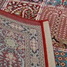 Luxus szőnyeg bordó 160x230 minőségi nappali szőnyeg akrilból  -87214R160230