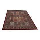 Luxus szőnyeg bordó 200x300 elegáns nappali szőnyeg akrilból  -87214R200300