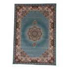 Luxus szőnyeg türkizkék 160x230 elegáns nappali szőnyeg akrilból  -872365B160230
