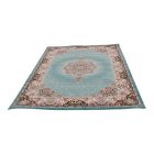 Luxus szőnyeg türkizkék 160x230 elegáns nappali szőnyeg akrilból  -872365B160230
