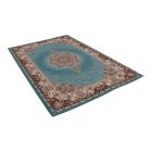 Luxus szőnyeg türkizkék 160x230 elegáns nappali szőnyeg akrilból  -872365B160230
