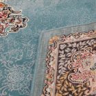 Luxus szőnyeg türkizkék 160x230 elegáns nappali szőnyeg akrilból  -872365B160230