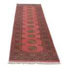 Futószőnyeg rózsaszín Bukhara 74x247 Pakisztáni kézi csomózású szőnyeg
