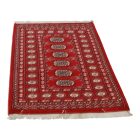 Pakisztáni szőnyeg bordó Bukhara 76x128 kézi csomózású szőnyeg