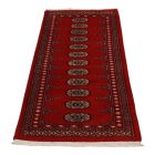 Futószőnyeg bordó Bukhara 64x191 kézi csomózású pakisztáni szőnyeg