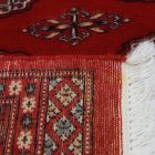Pakisztáni szőnyeg bordó Bokhara 95x160 kézi csomózású szőnyeg