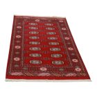 Pakisztáni szőnyeg bordó Bukhara 90x155 kézi csomózású szőnyeg
