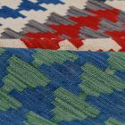 Chobi Kilim szőnyeg 301x207 kézi szövésű afgán gyapjú kilim