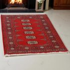Pakisztáni szőnyeg bordó Bukhara 80x111 kézi csomózású szőnyeg