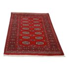 Pakisztáni szőnyeg bordó Bukhara 93x146 kézi csomózású szőnyeg