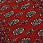 Pakisztáni szőnyeg bordó Bukhara 93x146 kézi csomózású szőnyeg