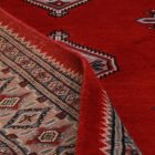Pakisztáni szőnyeg bordó Jaldar 93x155 kézi csomózású szőnyeg