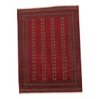 Pakisztáni szőnyeg bordó Bokhara 220x297 kézi csomózású szőnyeg