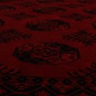 Afgán szőnyeg bordó Ersari 202x294 kézi csomózású keleti szőnyeg