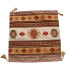 Bézs díszpárna 45x45 – Homok kilim
