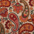 Krém díszpárna 45x45 – Paisley kert