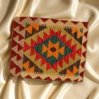 Kézi készítésű párna 45x45 Kilim párnahuzat